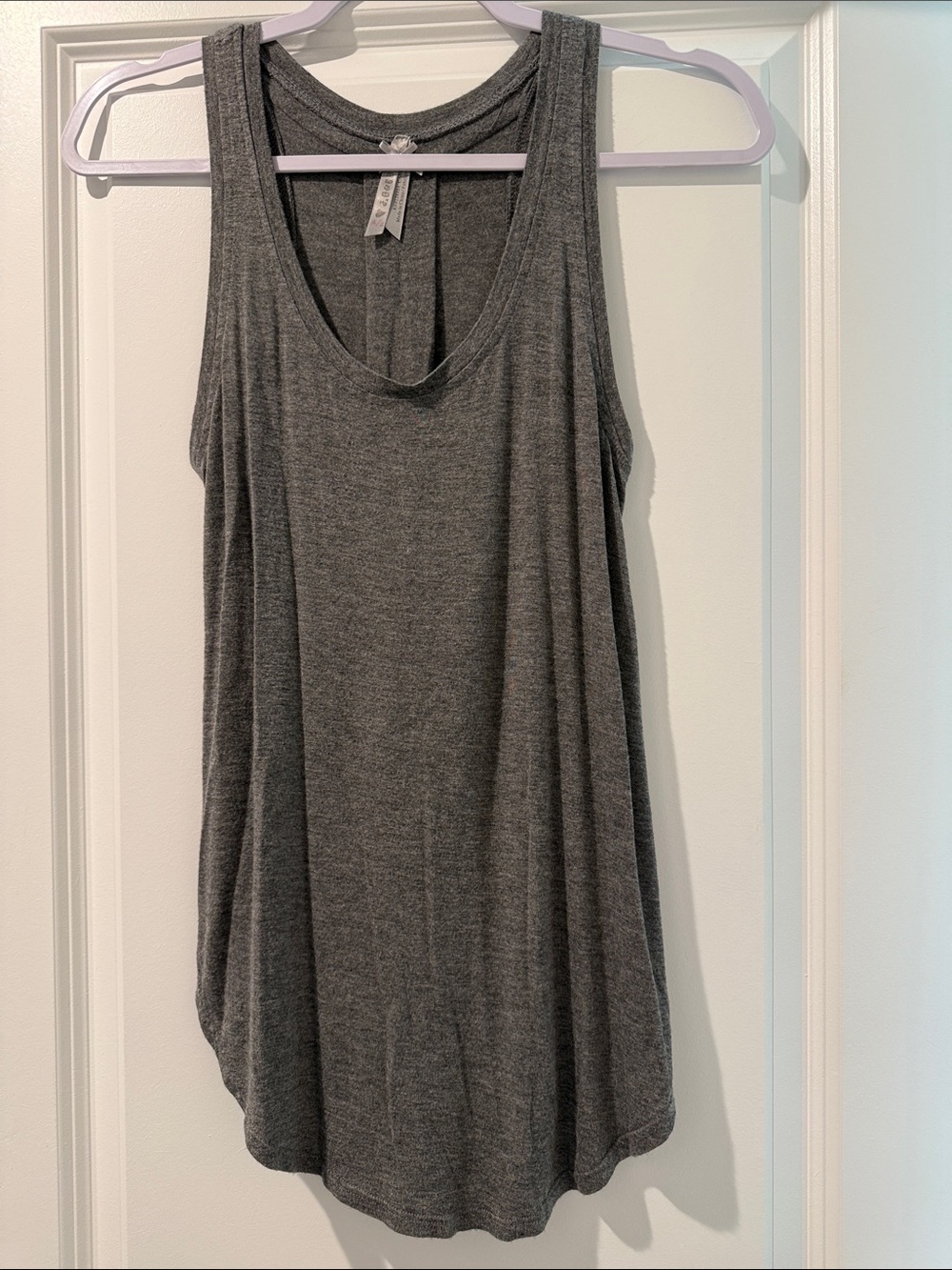 Jo Jo Women's Dark Heather Gray Racerback Tank